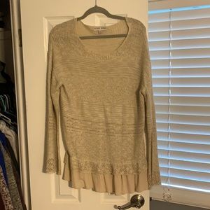 Creme knox rose sweater